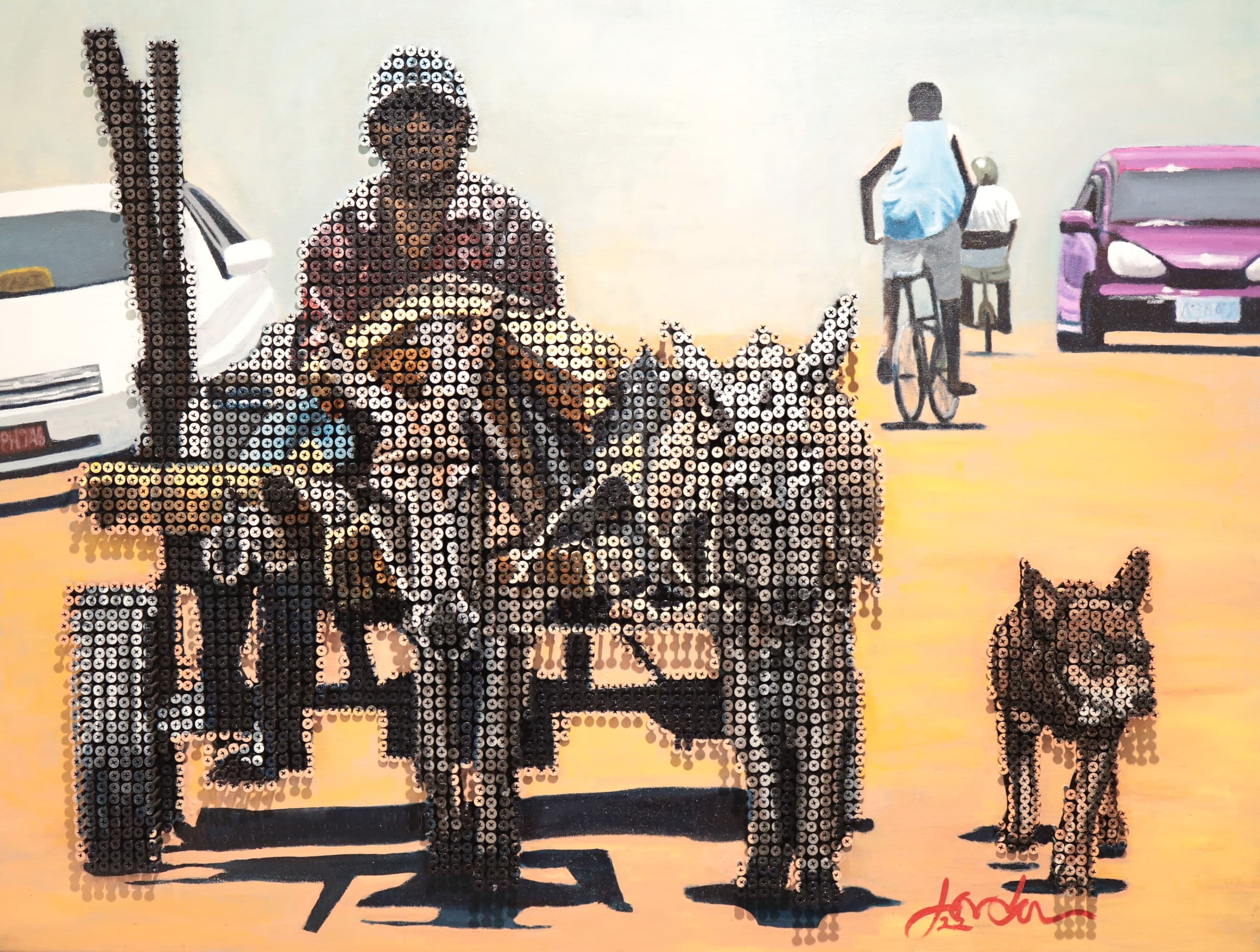An Honest Dollar, Oil + Screws by Gavin Jordan