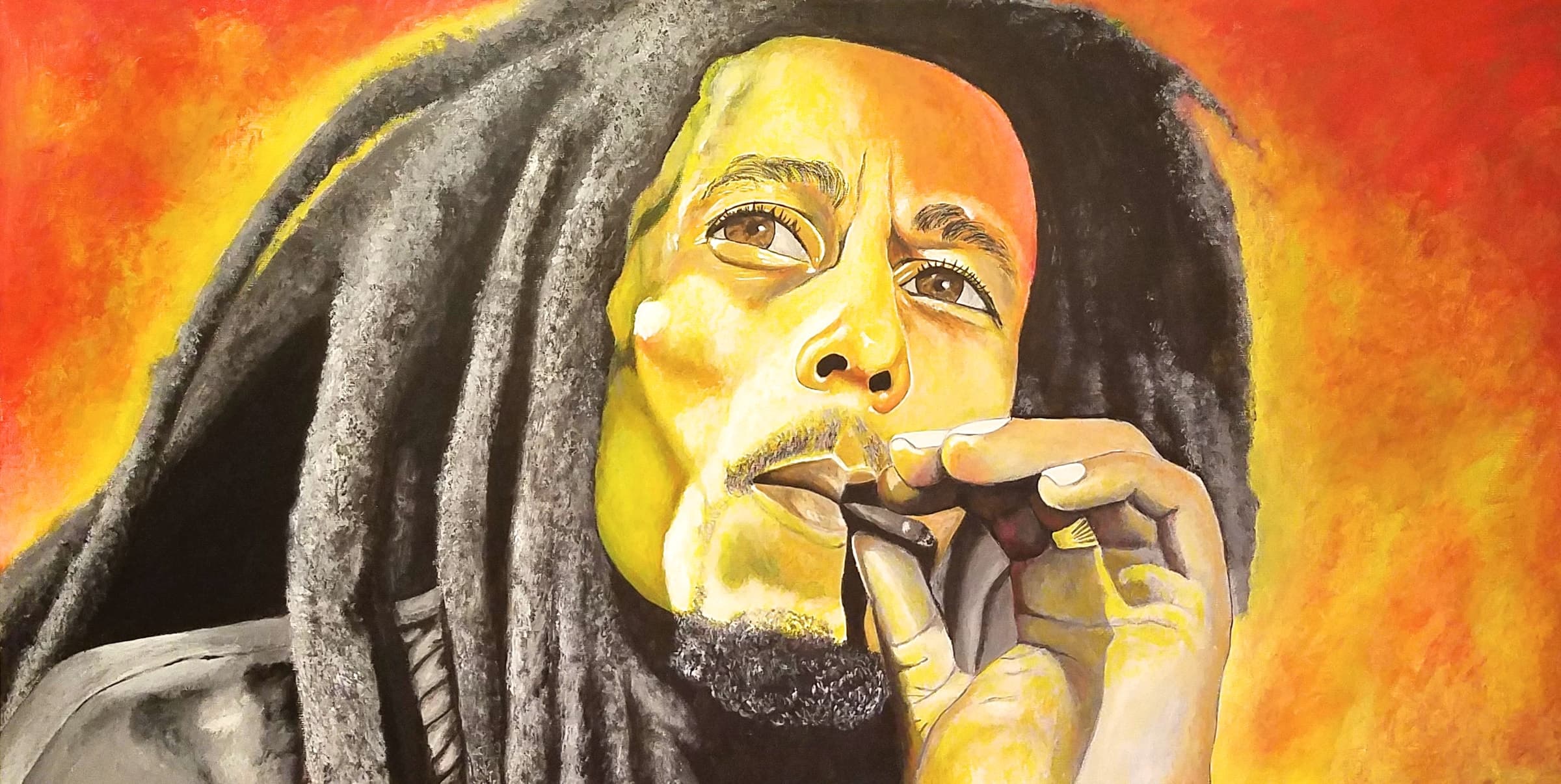 Bob, Acrylic on Canvas by Gavin Jordan