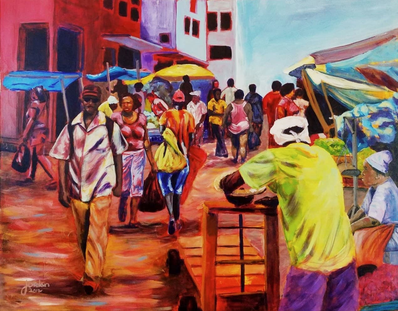Coronation, Acrylic on Canvas by Gavin Jordan