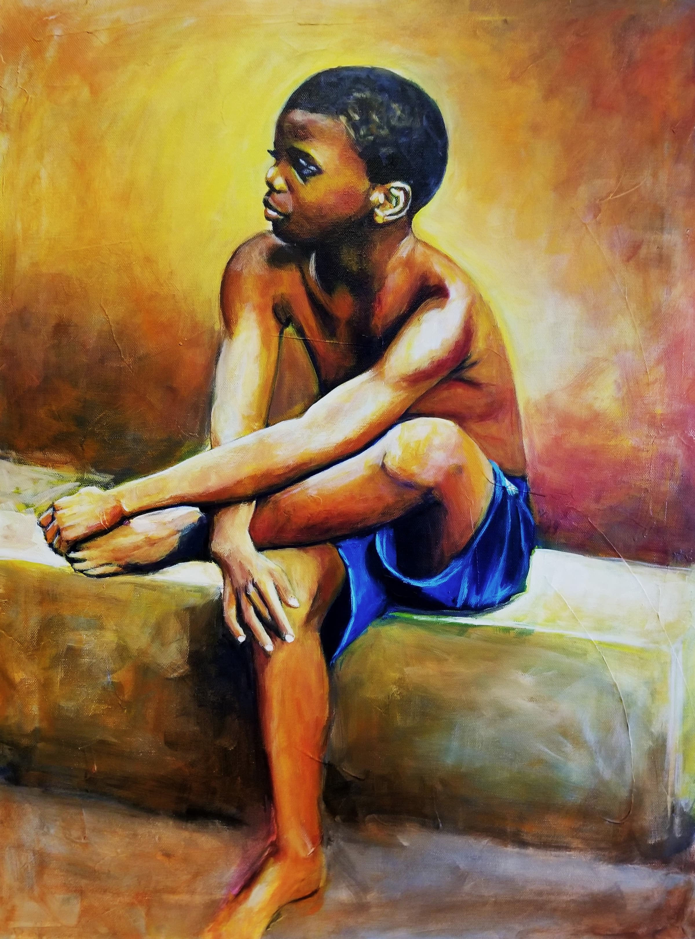 Hope, Acrylic on Canvas by Gavin Jordan