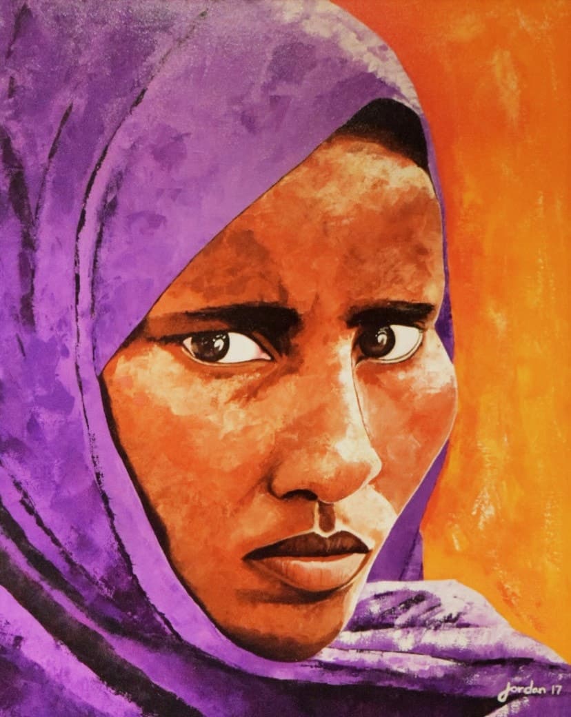 I Am Not Your Enemy, Acrylic by Gavin Jordan