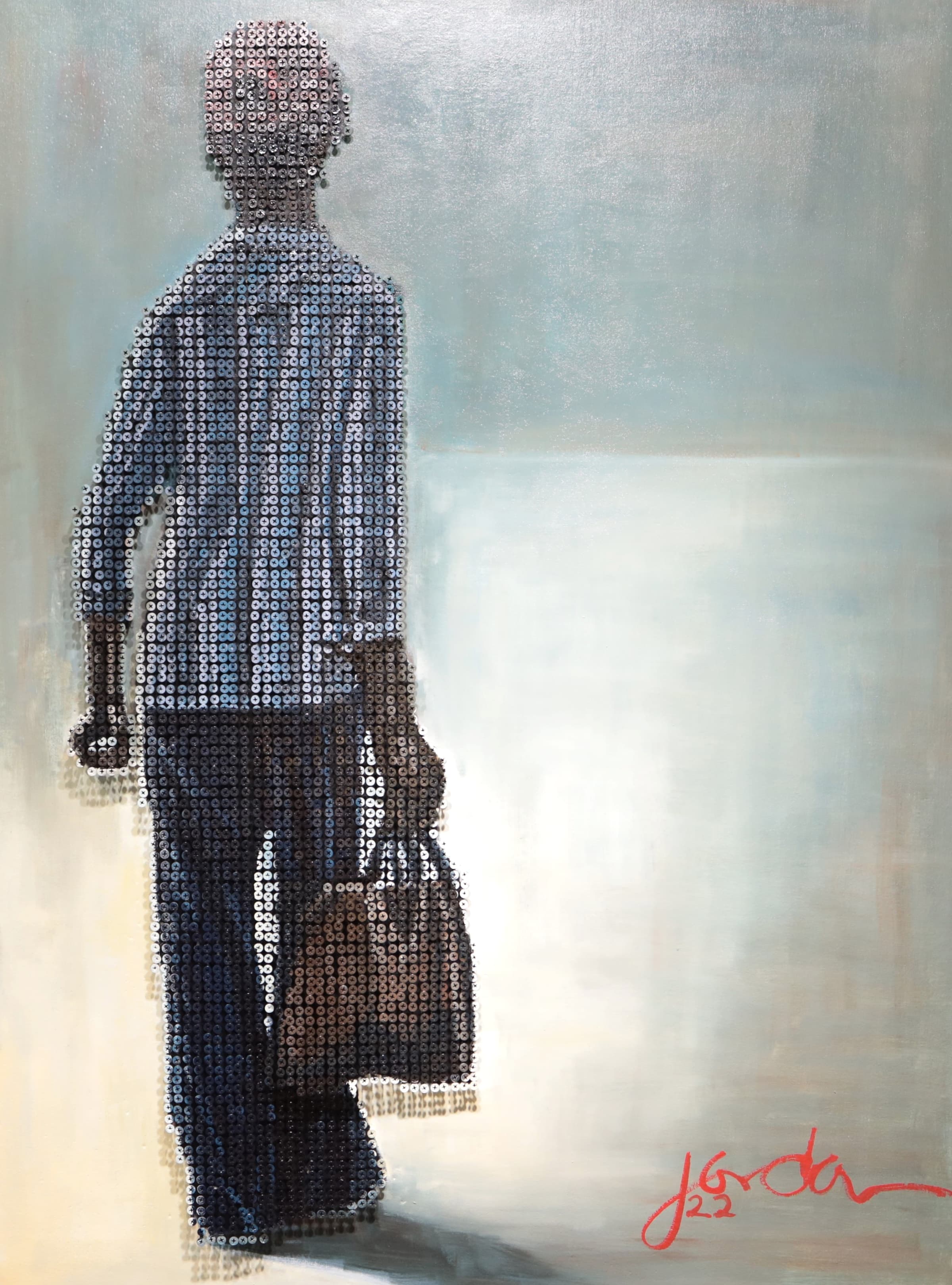 Ode to Life, Oil + Screws by Gavin Jordan