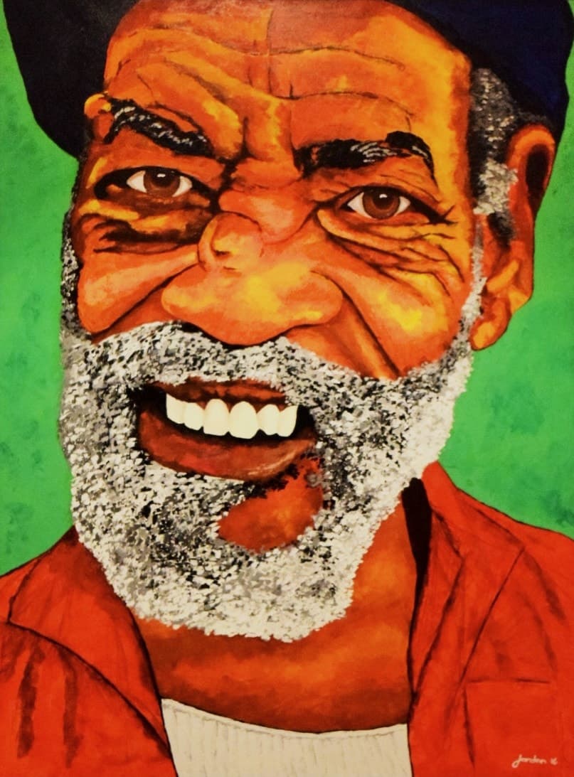 Sam, Acrylic on Canvas by Gavin Jordan