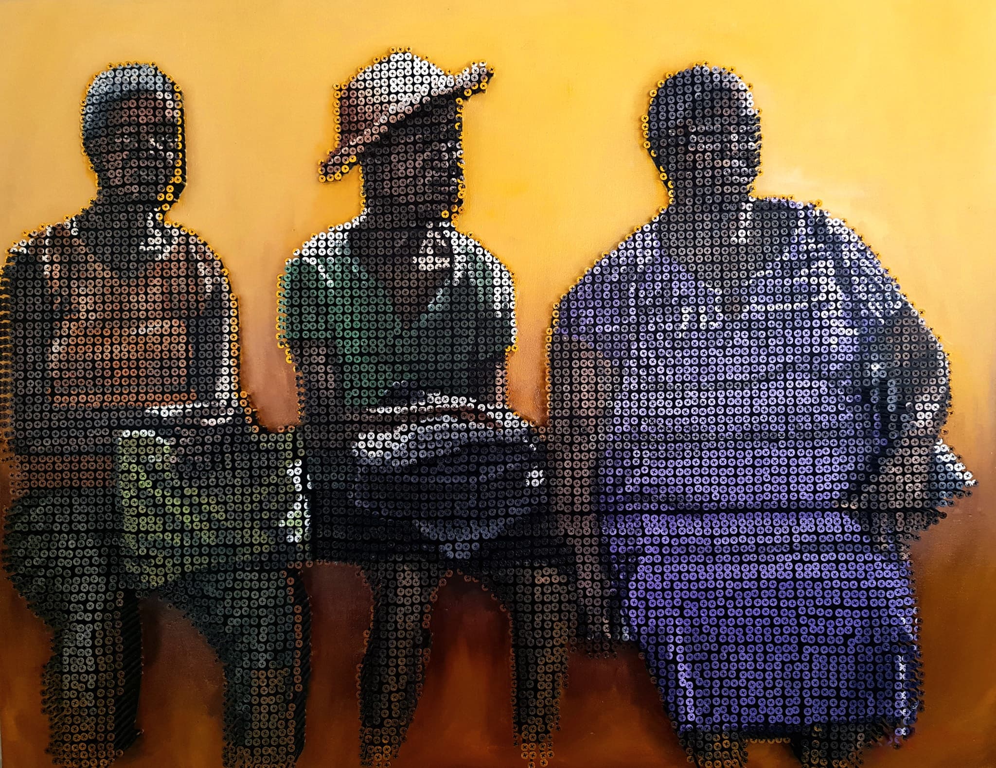 The Long Wait, Oil + Screws by Gavin Jordan