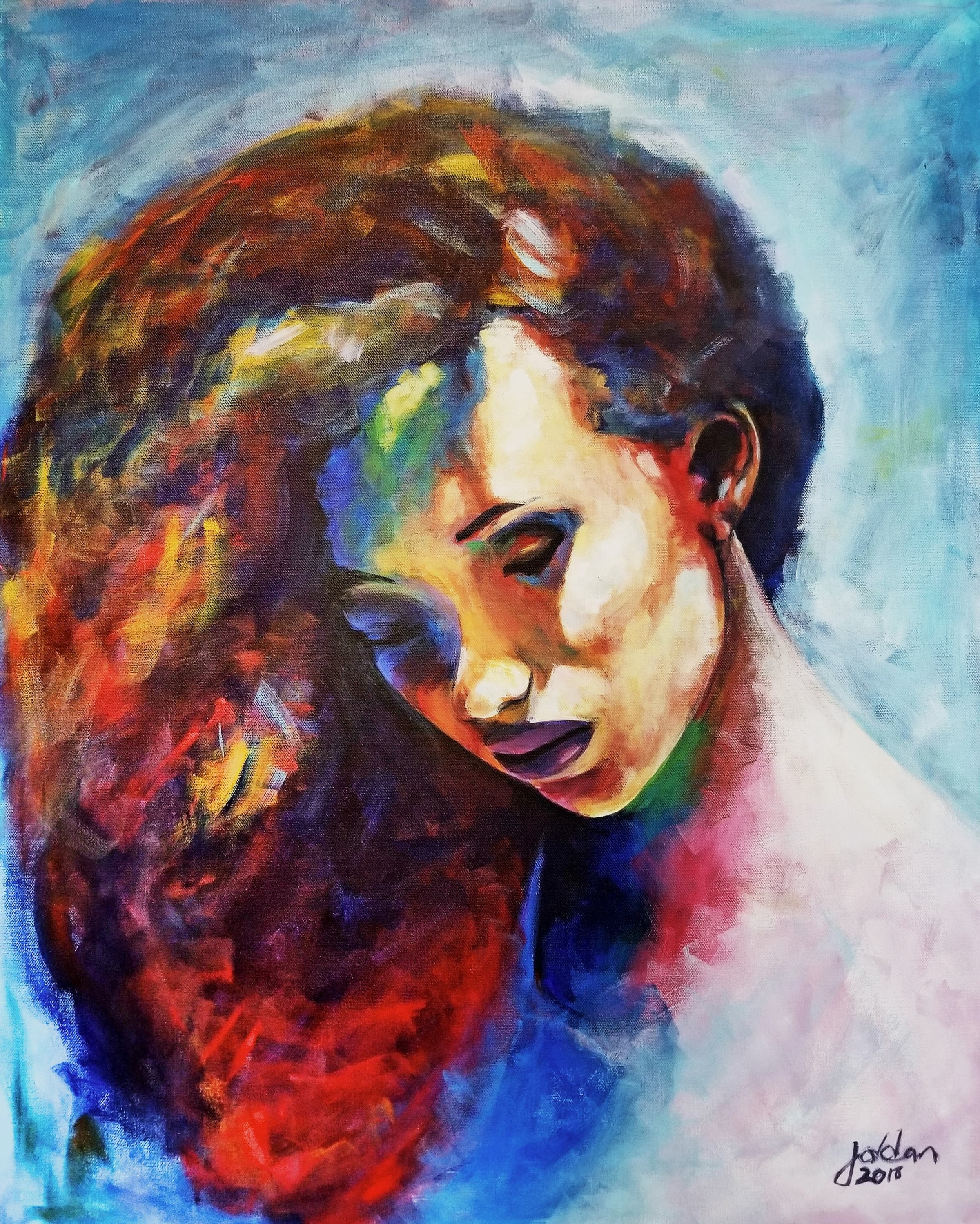 The Subtle Truth, Acrylic on Canvas by Gavin Jordan